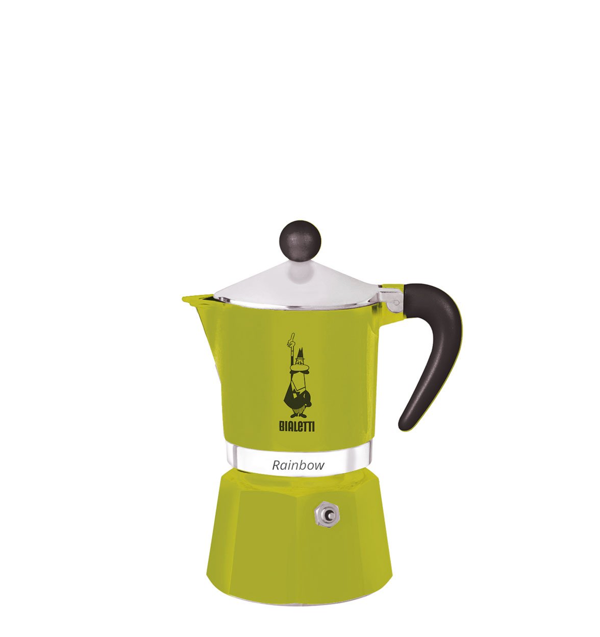 CAFETERA ITALIANA BIALETTI RAINBOW VERDE 1 TAZA