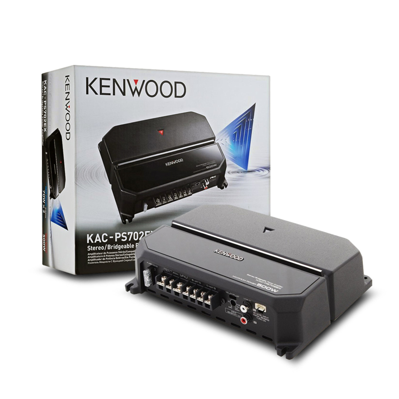 AMPLIFICADOR KENWOOD MONORAL 500WATTS - KAC-PS702EX