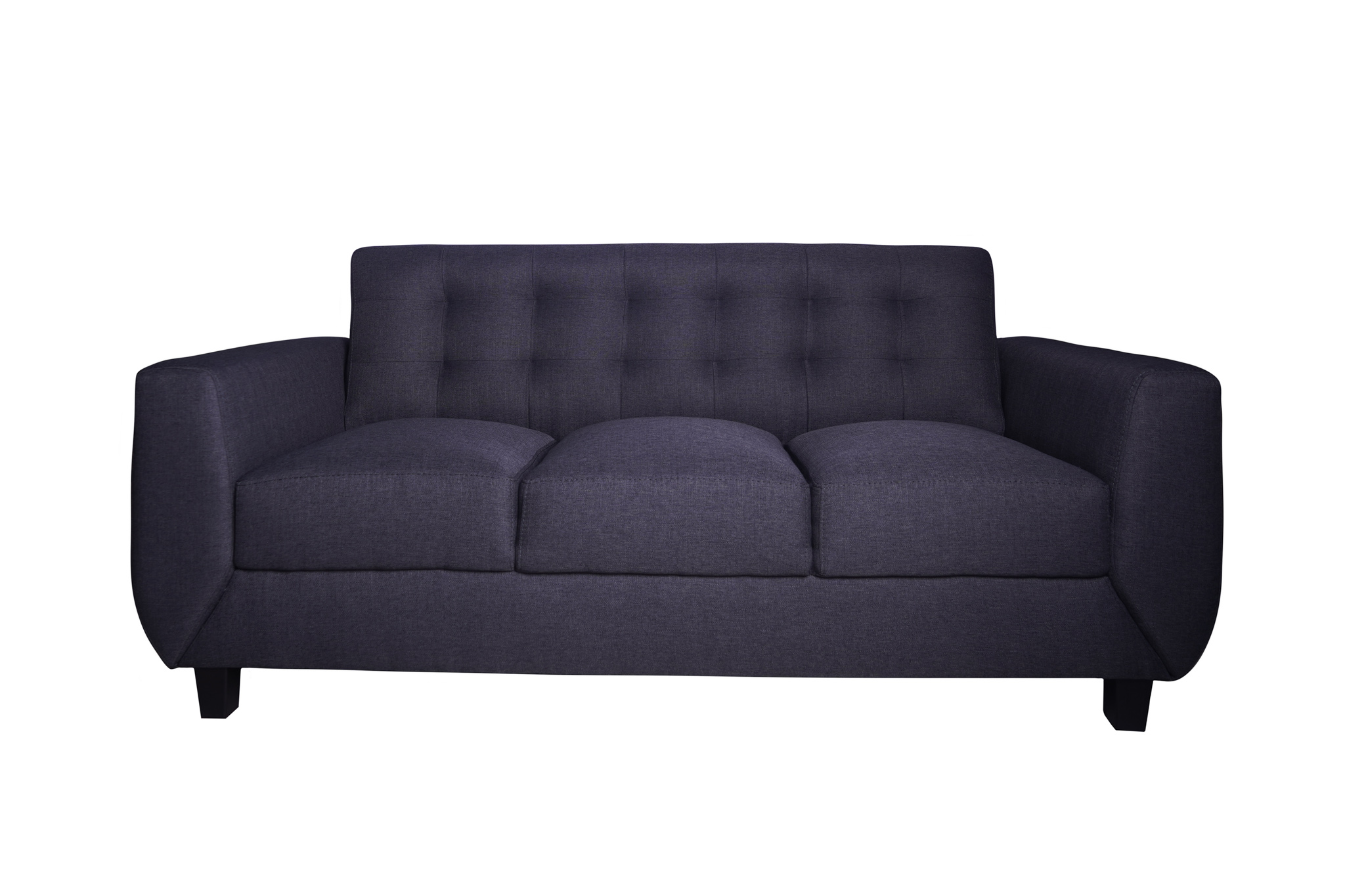 SOFA LINEA UNO MUEBLES 3 CUERPOS KIA GRIS