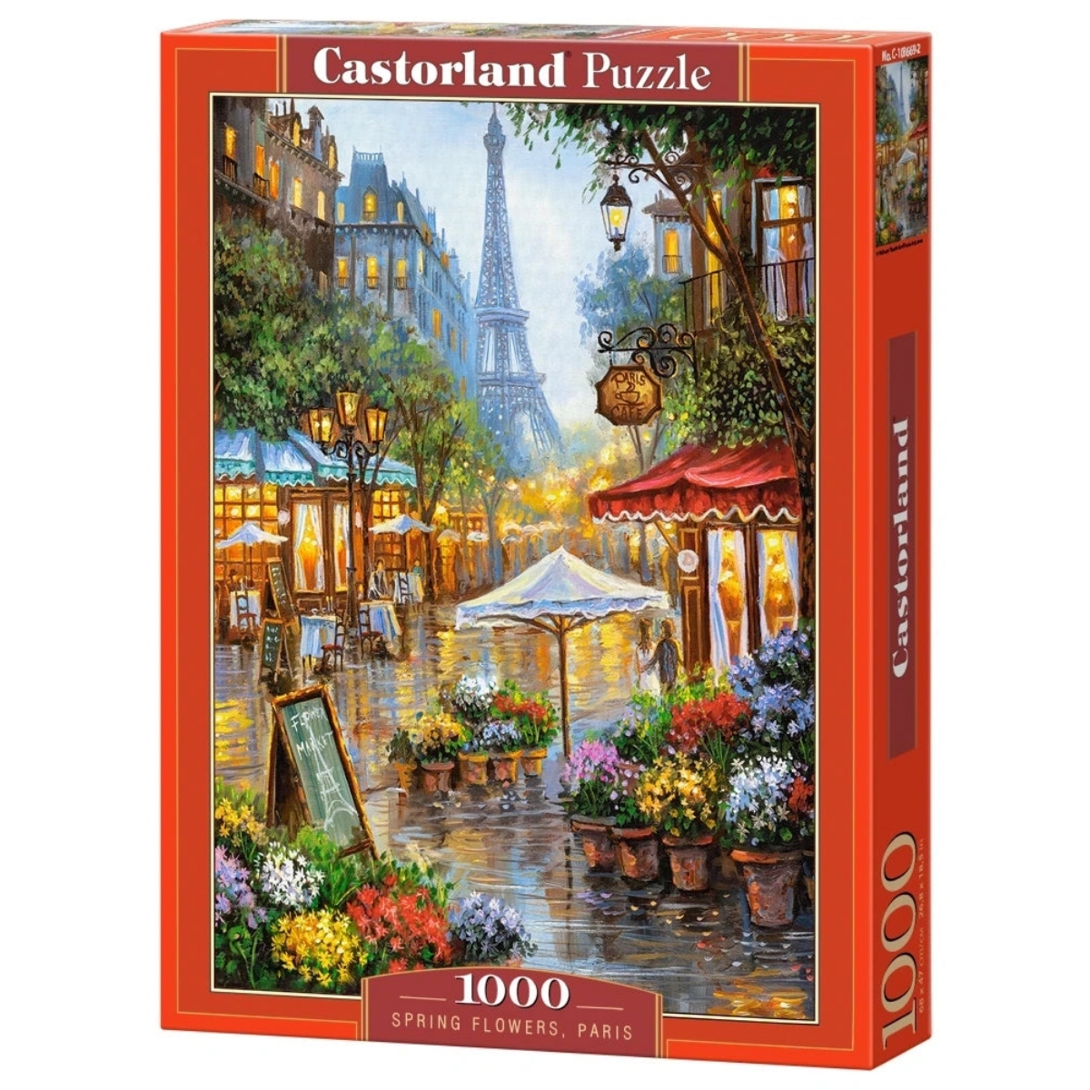Castorland 1000-Pieces Spring Flowers Paris Puzzle