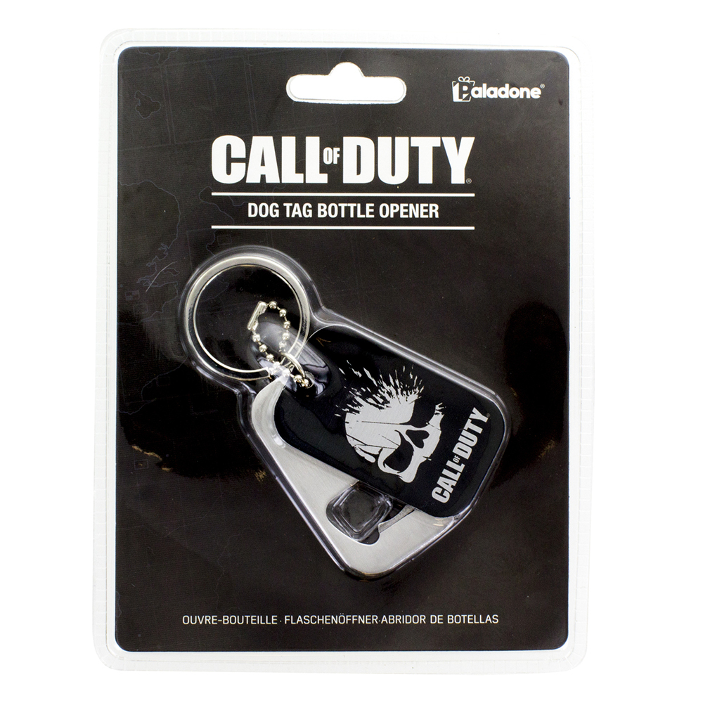 Paladone 3cm Call Of Duty Themed Keyring Adult/Teen with Bottle Opener