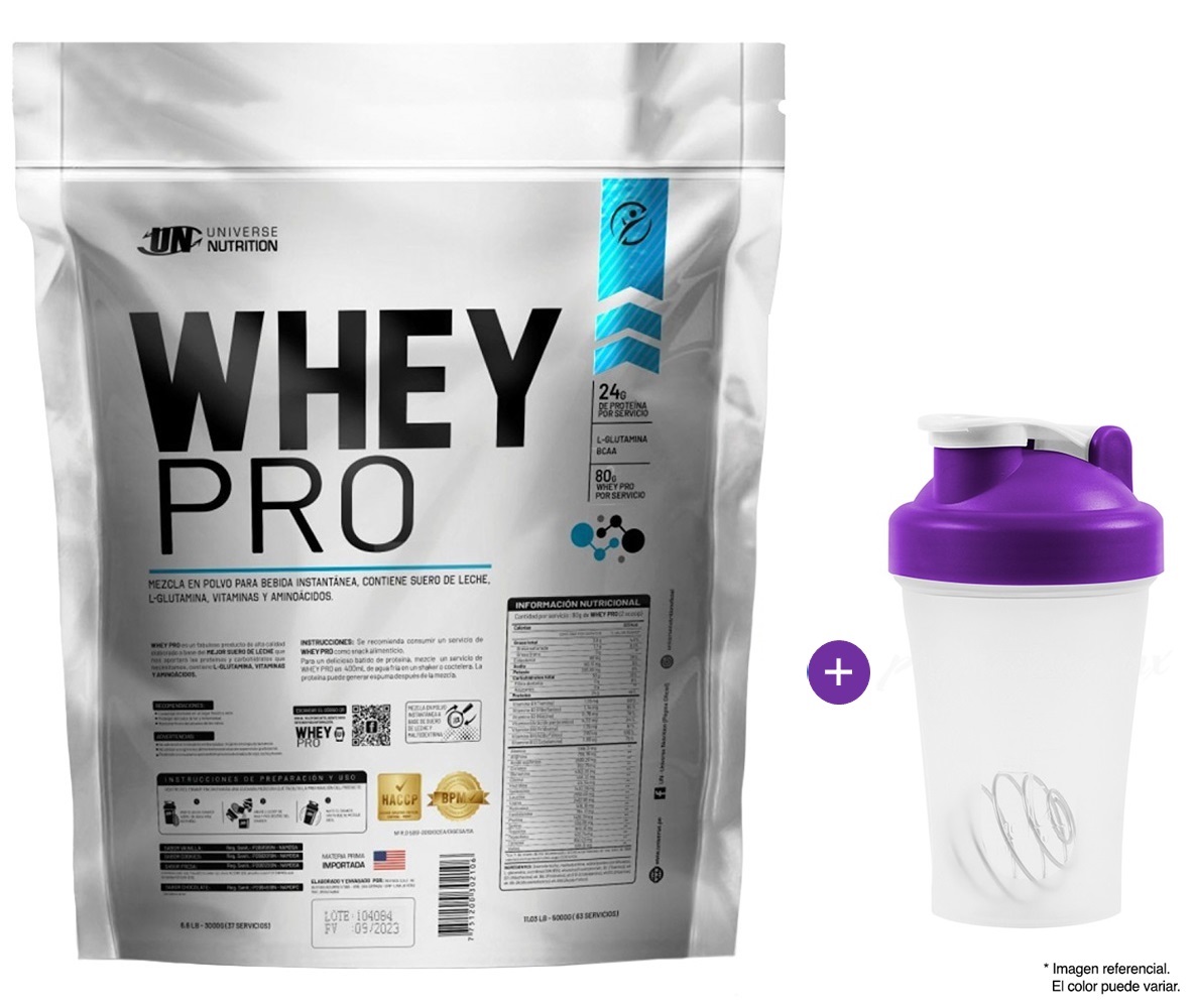 WHEY PRO 3 KILOS UN COOKIES AND CREAM + OBSEQUIO