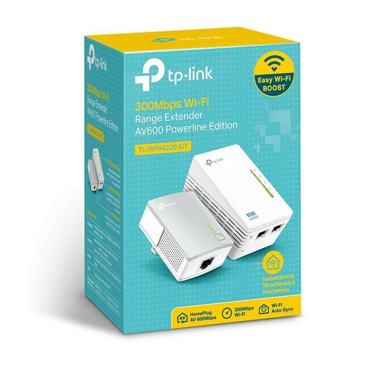 TP-LINK - POWERLINE TL-WPA4220 KIT AV600 300MBPS