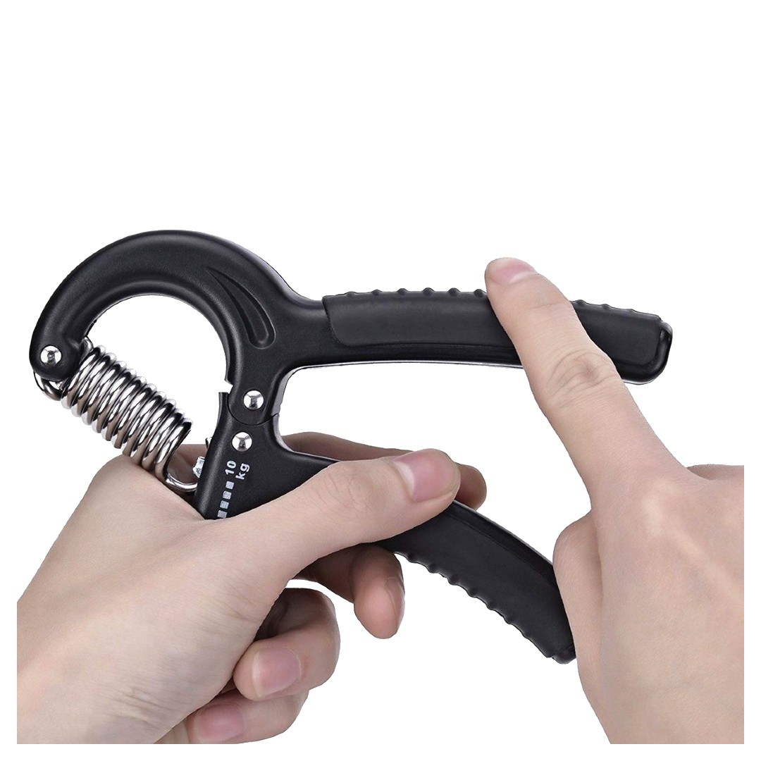 HAND GRIPPER EJERCITADOR DE MANOS AJUSTABLE 10-40 KG NEGRO TODO FIT