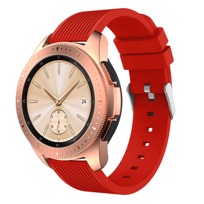 CORREA SILICONA PARA SAMSUNG GALAXY WATCH 5 / 5 PRO - ROJO