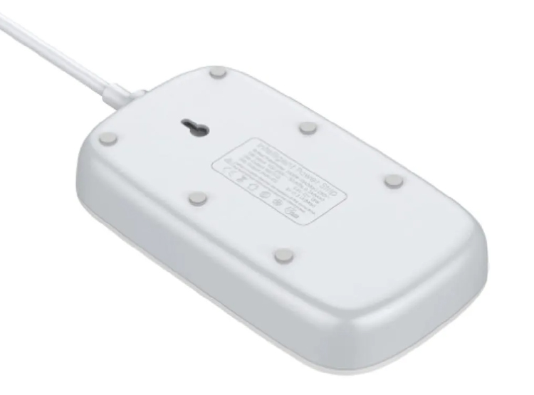 EXTENSIÓN TOMA CORRIENTE LDNIO SC4407 4 POWER SOCKET + 4 USB - BLANCO