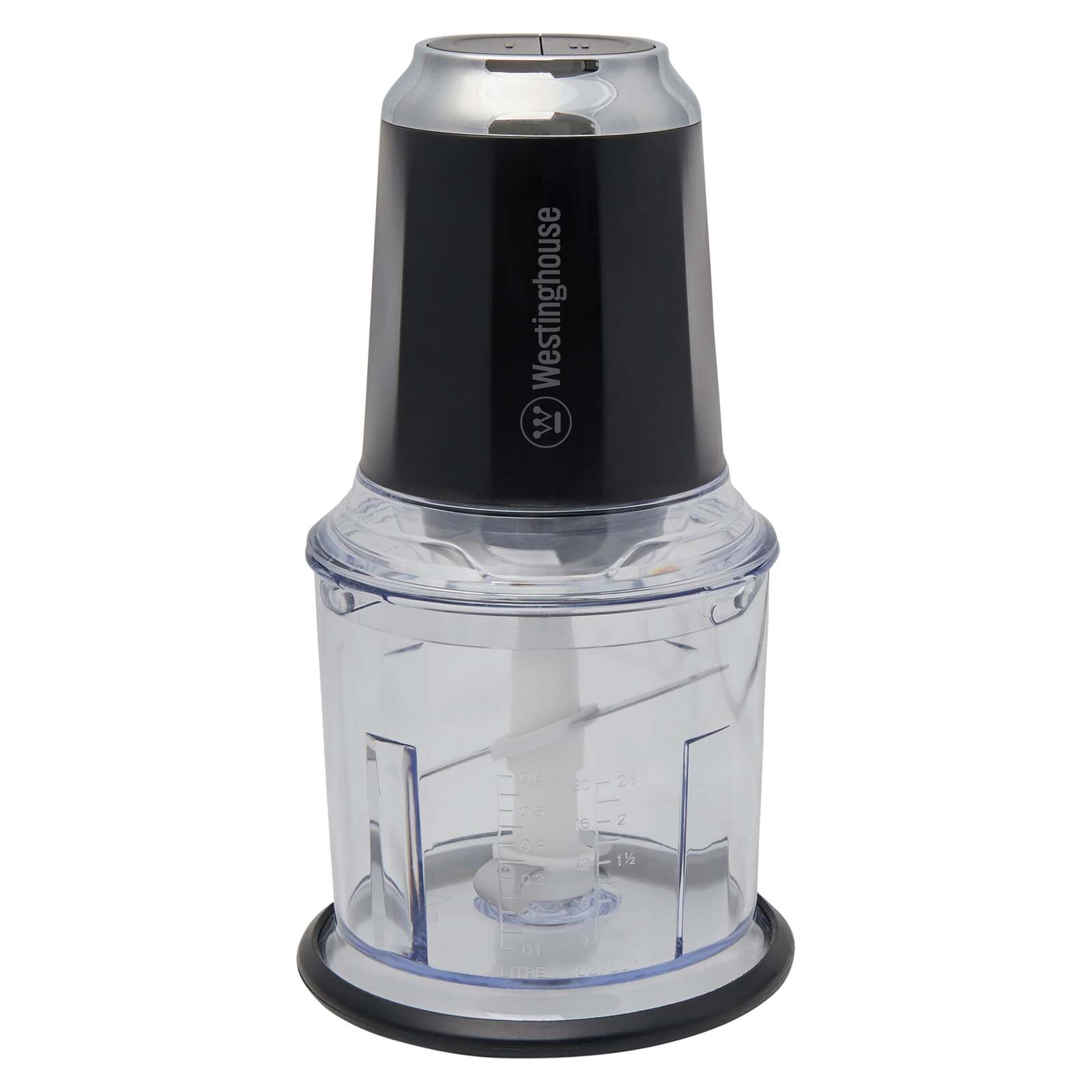Westinghouse Electric Food Chopper 600ml (Black/Stainless)