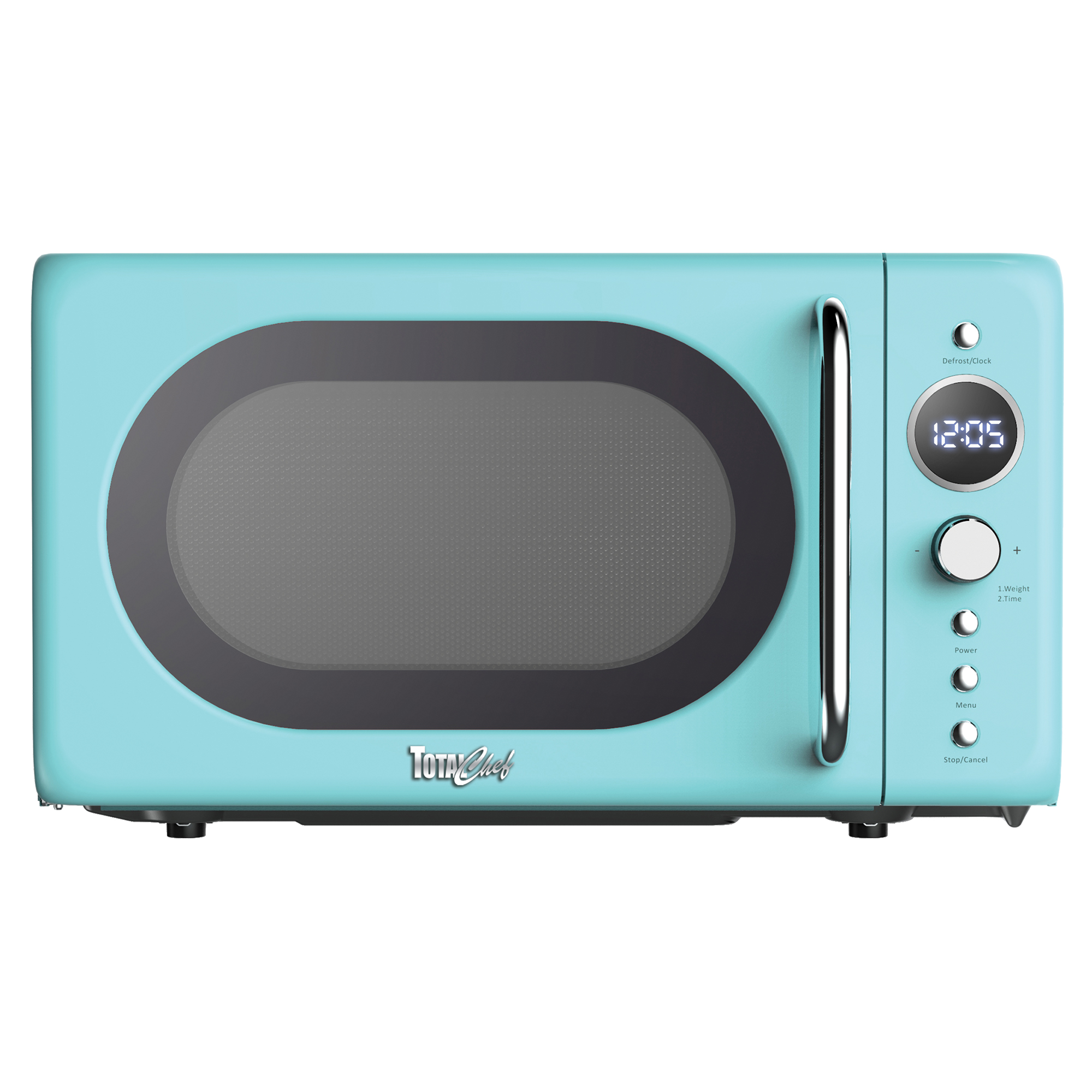 Total Chef Retro Microwave 20L Blue