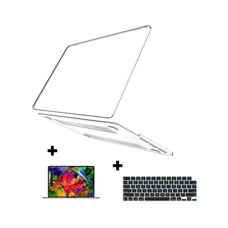 FUNDA CASE PROTECTOR MACBOOK PRO 14 2021 M1 + MICA Y TECLADO A2442