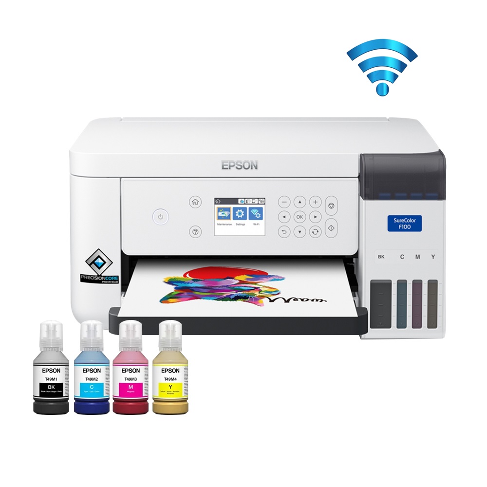 IMPRESORA DE SUBLIMACION EPSON SURECOLOR F170, INTERFAZ USB 2.0, INALAMBRICA (802.11B/G/N)