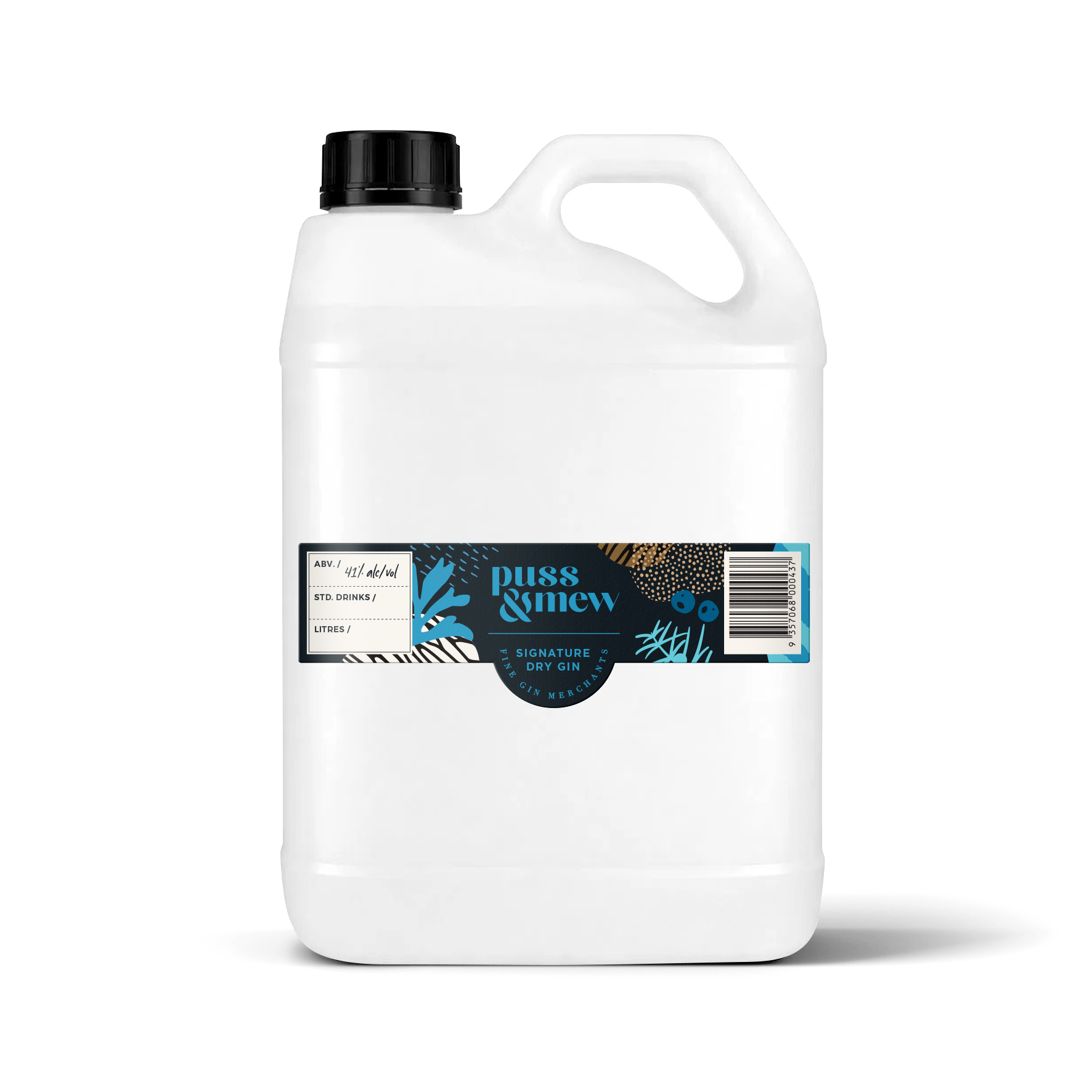 Puss And Mew Signature Dry Gin 5l