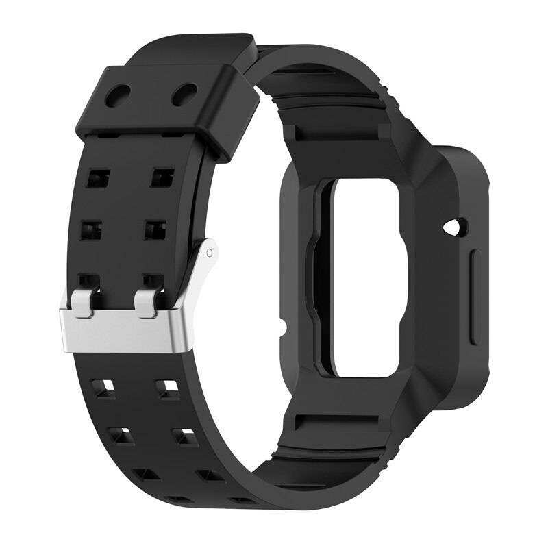 CORREA + CASE ARMOR PARA XIAOMI MI WATCH LITE 1 / 2 - NEGRO