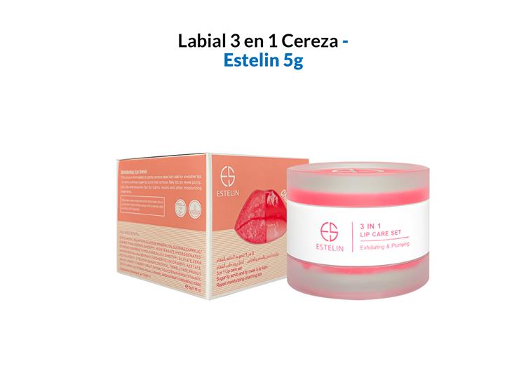 LABIAL 3 EN 1 CEREZA 5G – ESTELIN