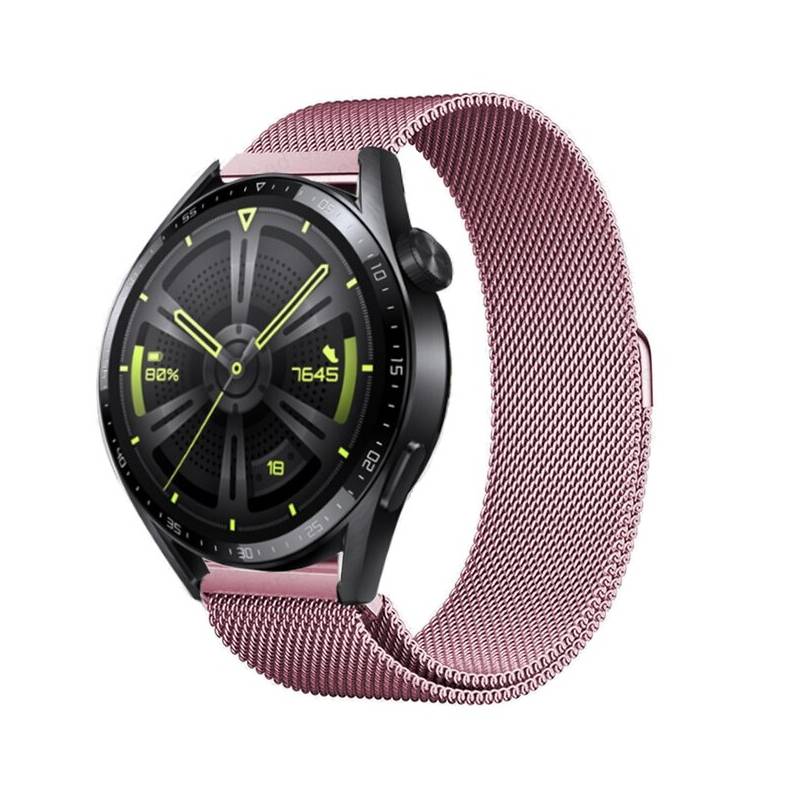 CORREA MILANESE PARA SAMSUNG GALAXY WATCH 3 DE 41MM - ROSA