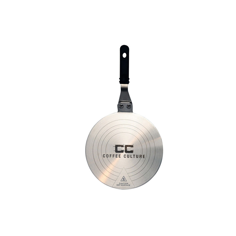 Coffee Culture Stainless Steel Induction Stove Plate For Moka Pot 20cm (Black)