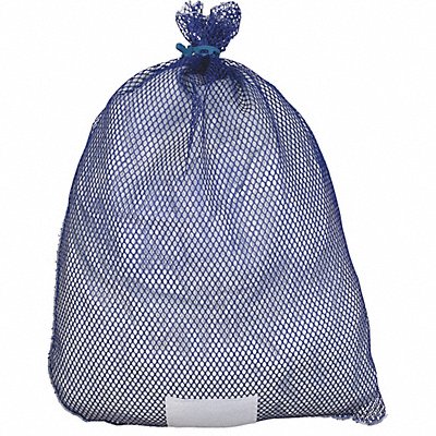 Heavy Weight Polyester Rubber Closure Mesh Laundry Bag 36 L X 24 W Blue