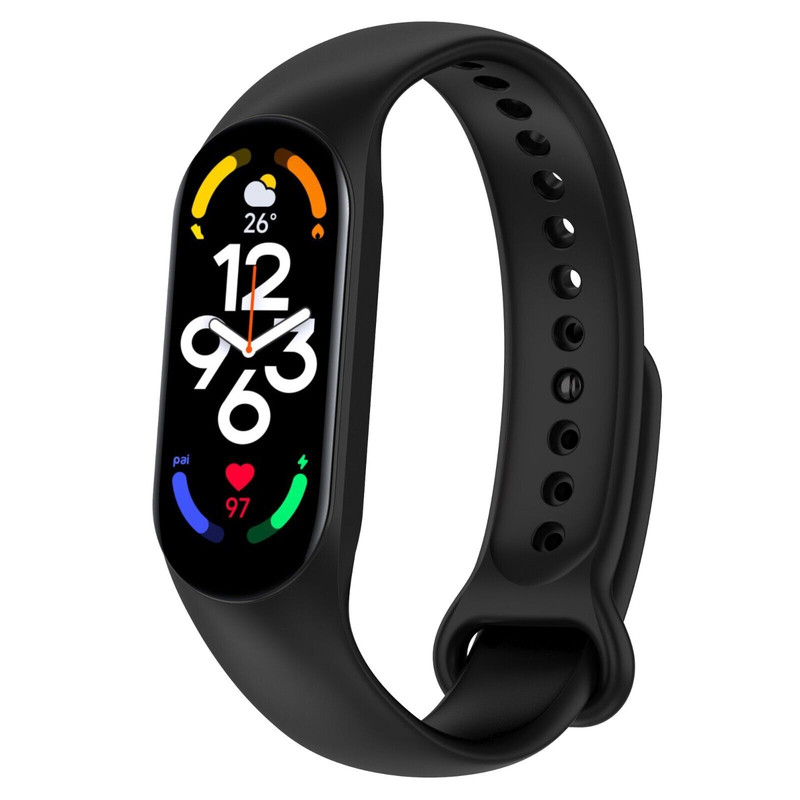 CORREA PARA XIAOMI MI BAND 6 NEGRO 25MM