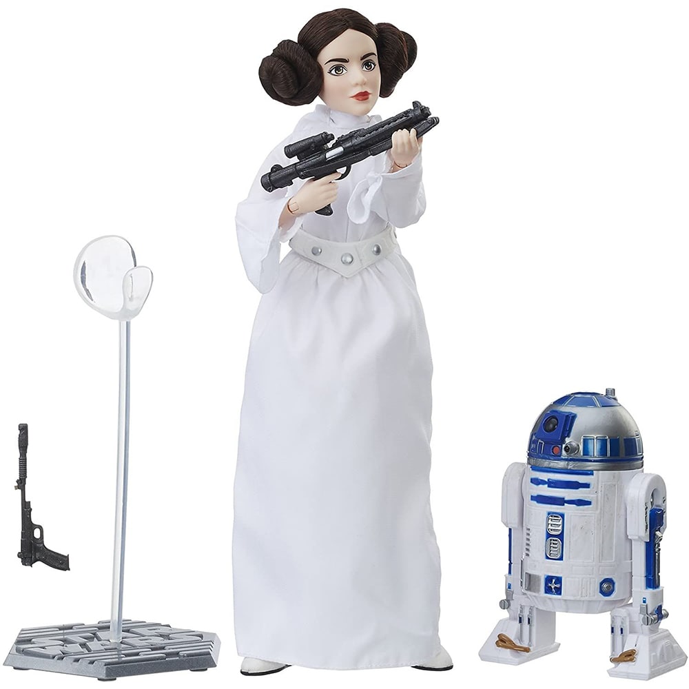 MUÑECA HASBRO PLATINUM EDITION PRINCESA LEIA Y R2-D2