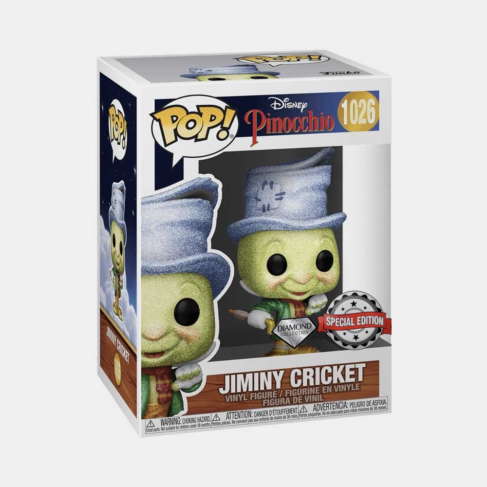 FUNKO POP! DISNEY: PINOCCHIO - JIMINY CRICKET | DIAMOND COLLECTION (SPECIAL EDITION)