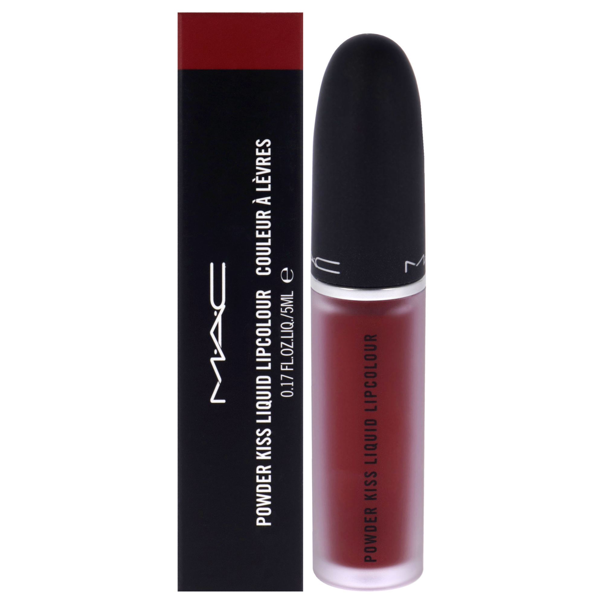 Powder Kiss Liquid Lipcolor - 975 Ruby Boo by MAC for Women - 0&period;17 oz Lipstick
