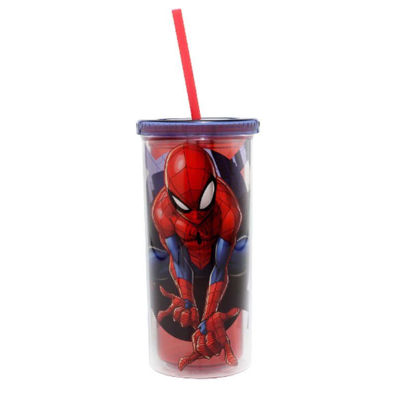 VASO ACRILICO SPIDERMAN