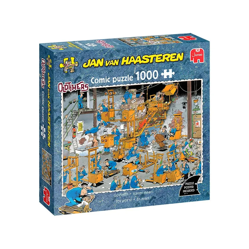 Jumbo 1000pc JVH Oldtimers Go Forth! Puzzle