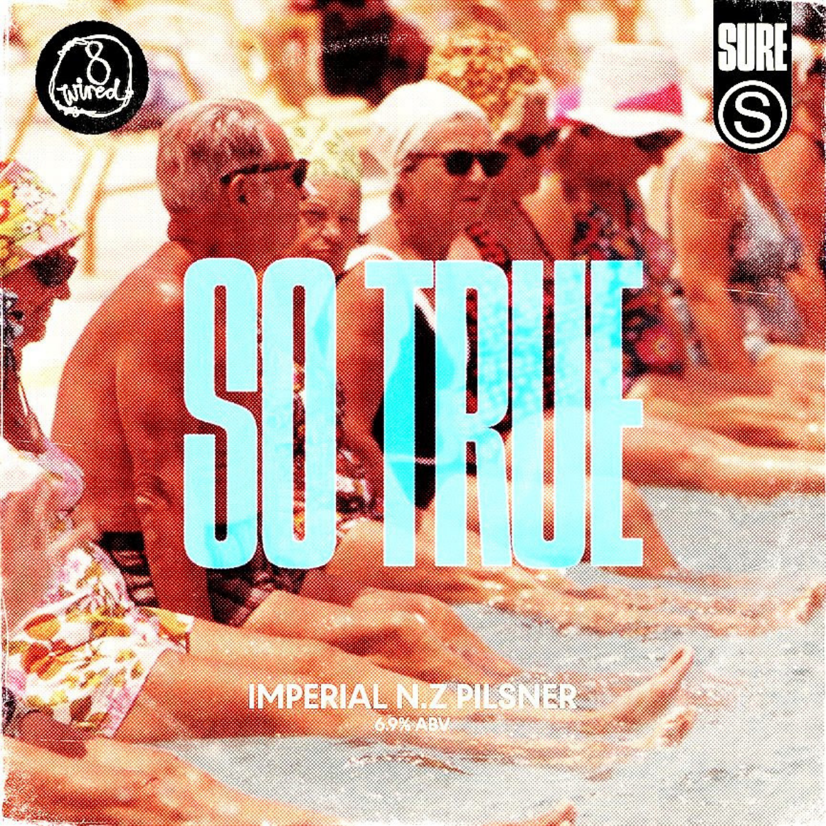 Sure 'so True' Imperial N.Z Pilsner 6.9% 50000ml