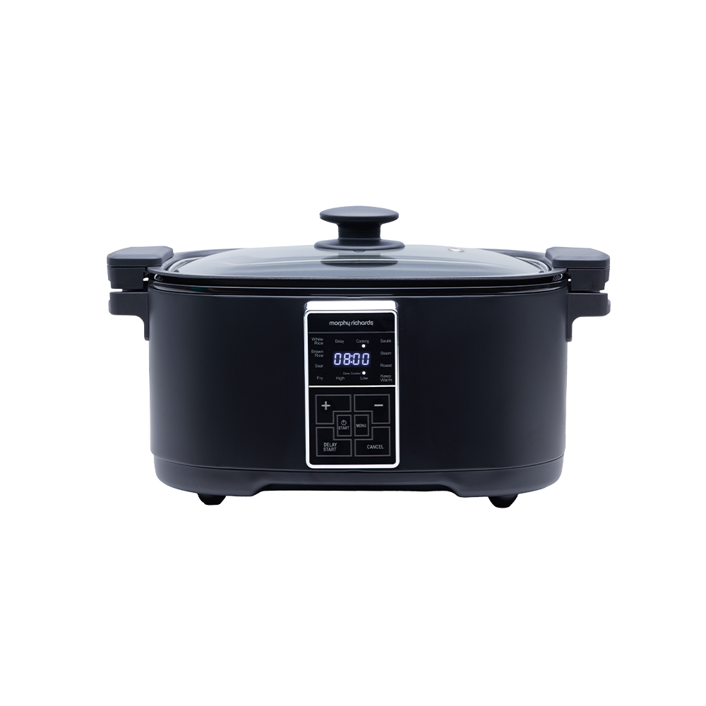 Morphy Richards 6.5L Benchtop Digital Slow Cooker (Matte Black)