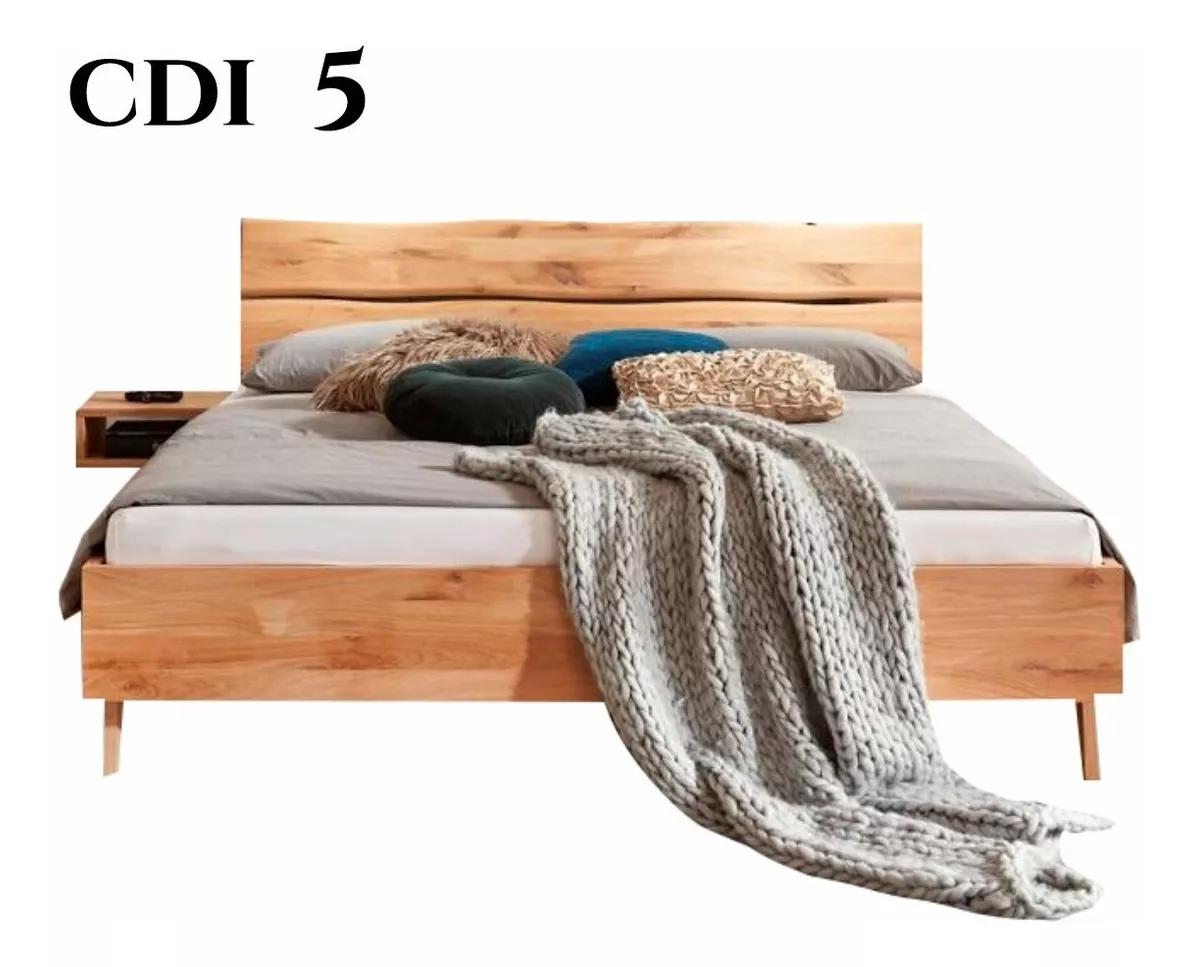 CAMA 2 PLAZAS, MADERA PINO,MODELO  CDI 5