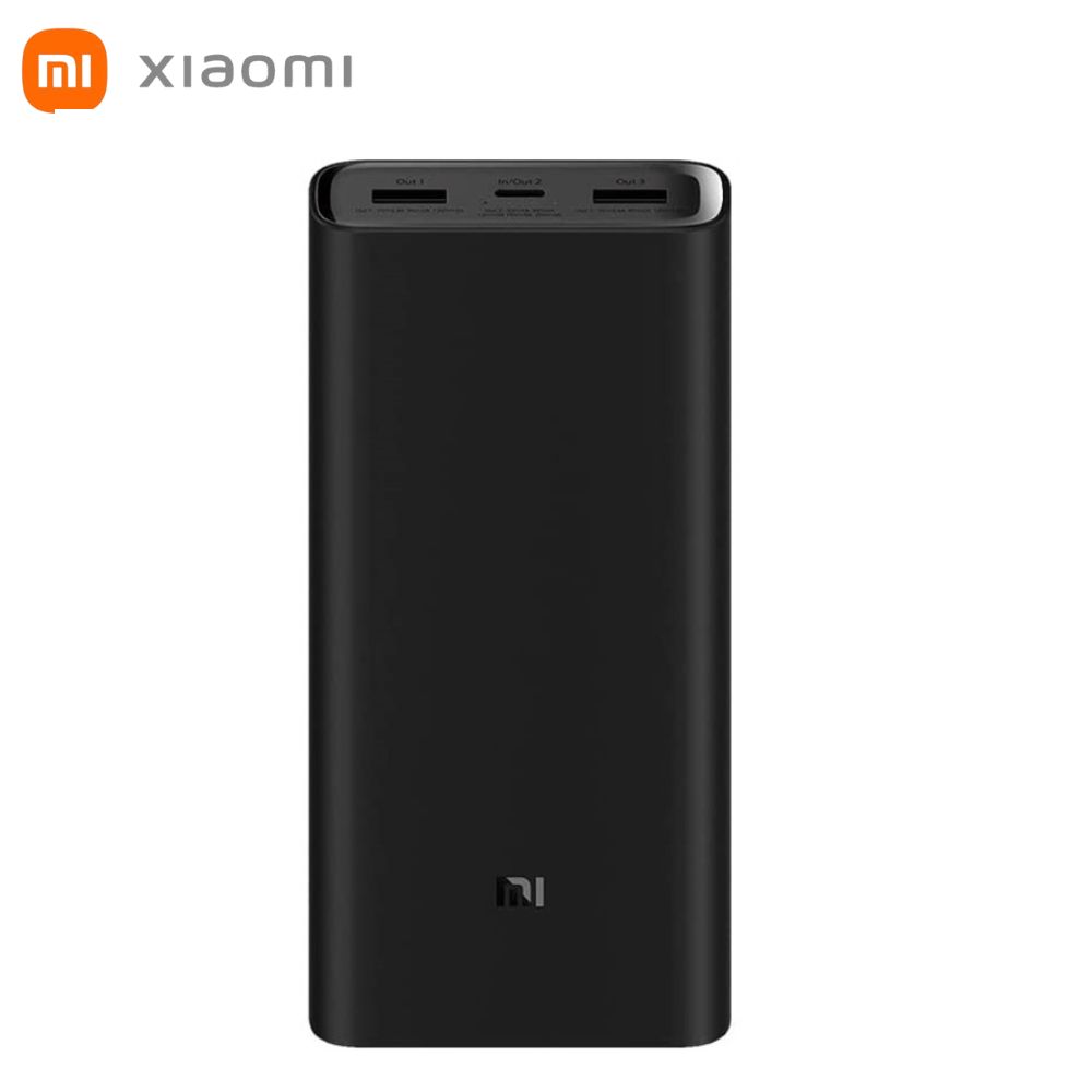 XIAOMI MI POWER BANK 20,000 MAH 50W CARGA RÁPIDA LAPTOP NEGRO