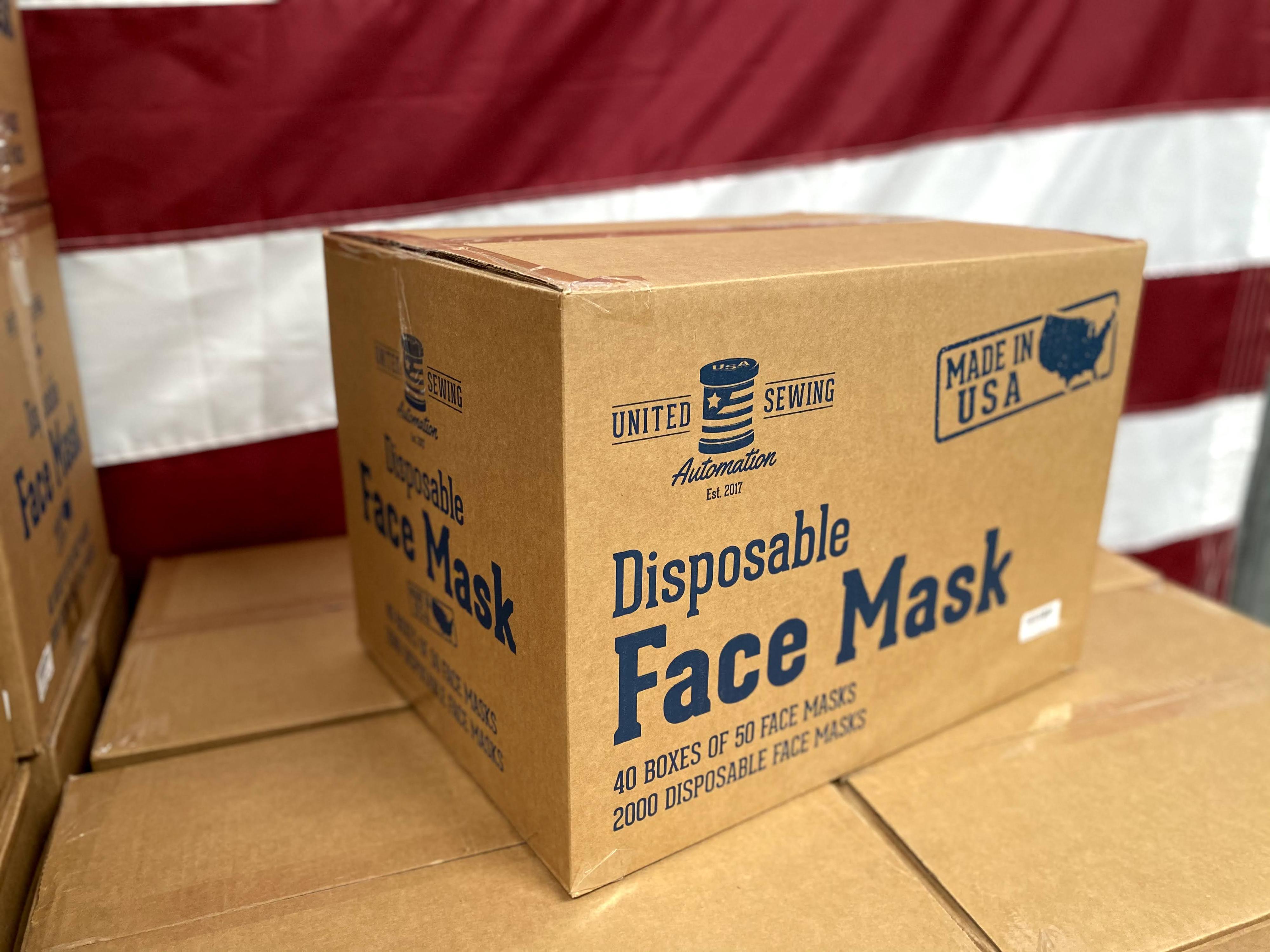 MADE IN USA - Kids - ASTM Level 3 - 510K FDA Product code FXXX - Disposable 3-ply Face Masks - Case