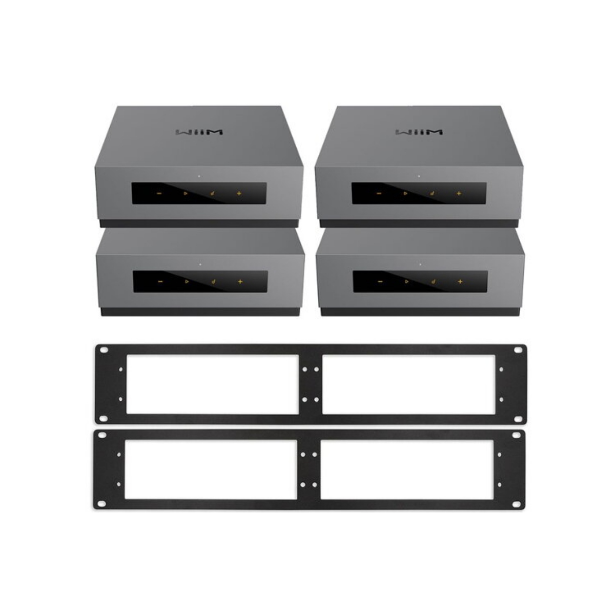 WiiM 4-Zone Rack mounted Amplifier and Audio Streamer Kit