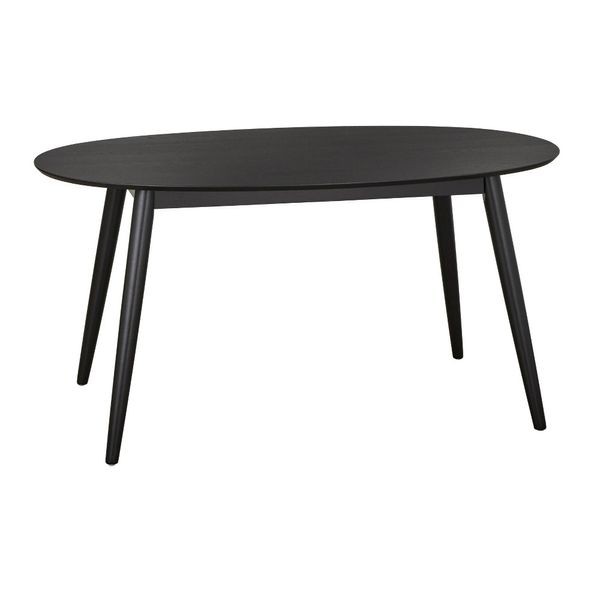 Seguro Oval Dining Table Black