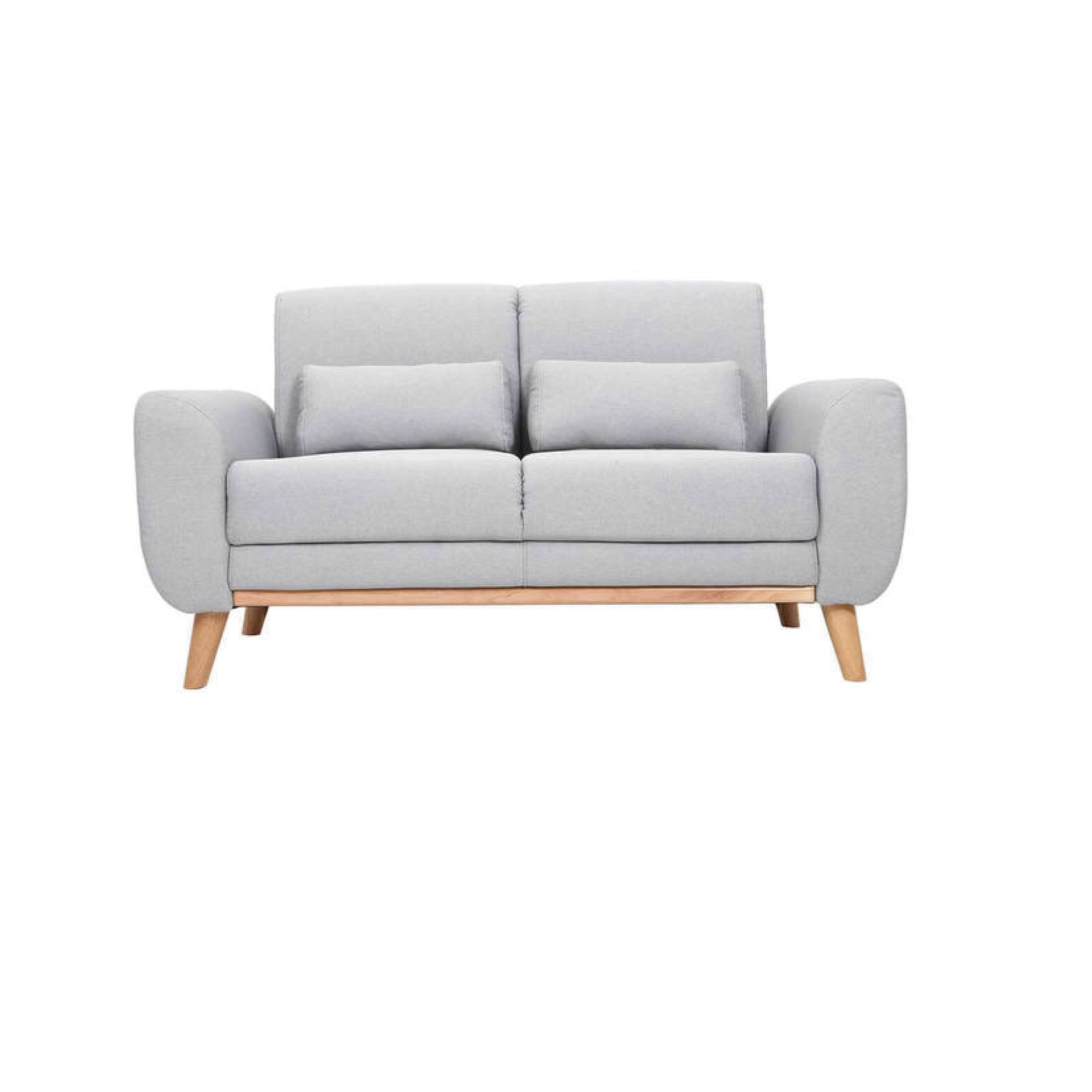 SOFA 2 CUERPOS RON GRIS