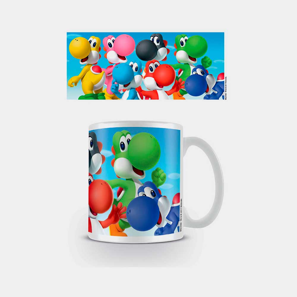 TAZA DE CERÁMICA - SUPER MARIO (YOSHIS)