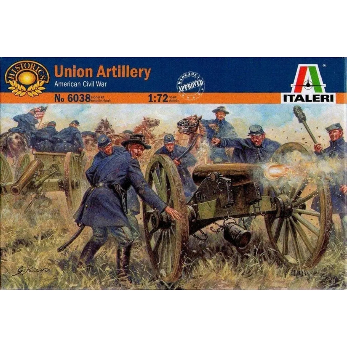 Italeri 1/72 Union Artillery American Civil War