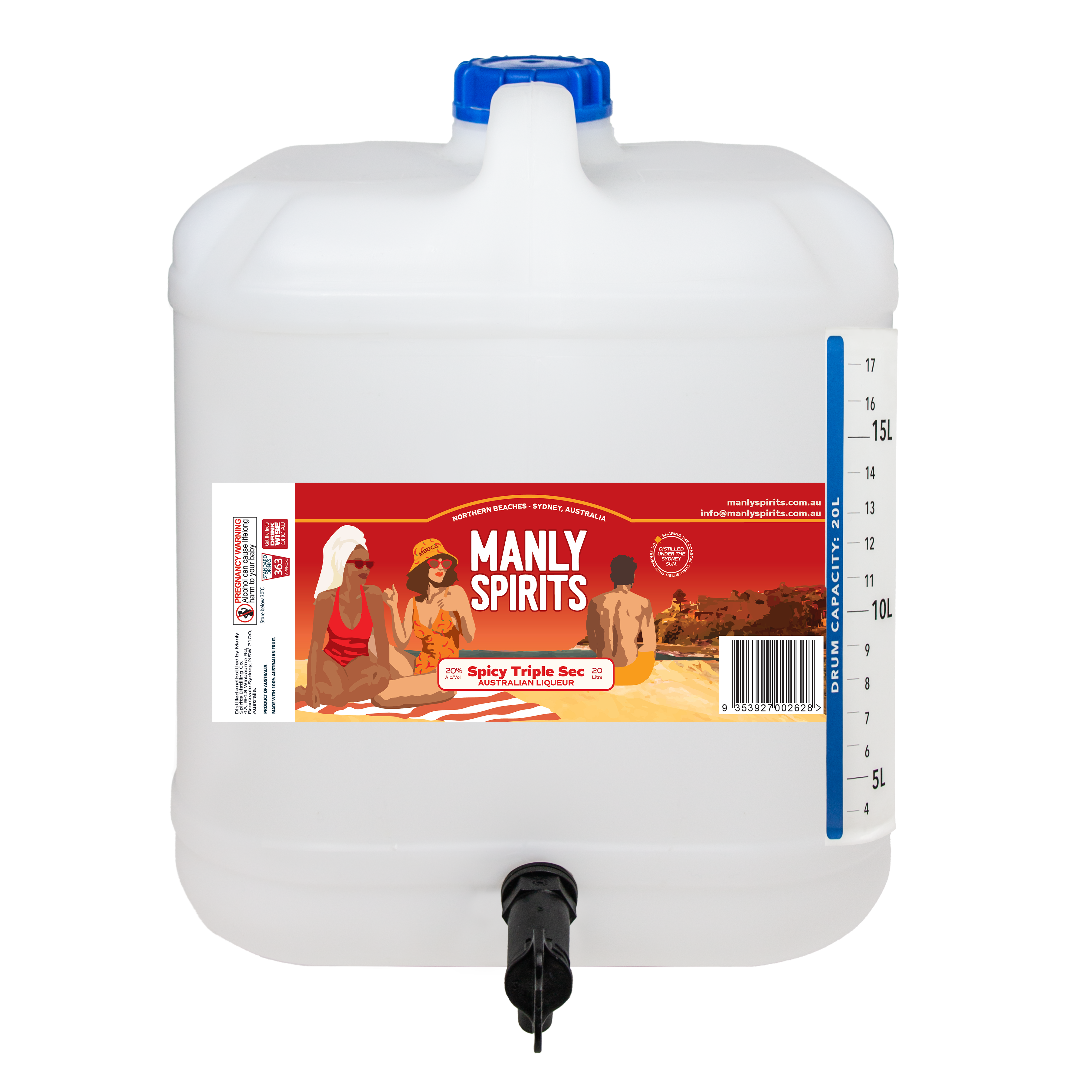 Manly Spirits Spicy Triple Sec 20lt