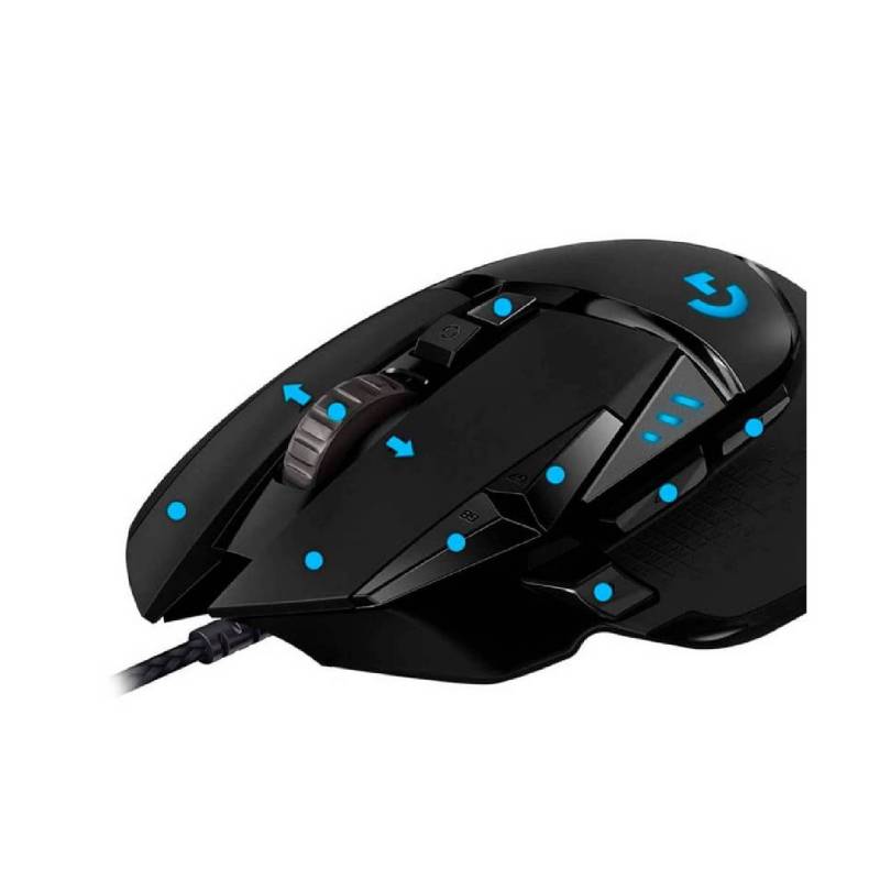 MOUSE LOGITECH G502 HERO RGB 25600 DPI GAMER