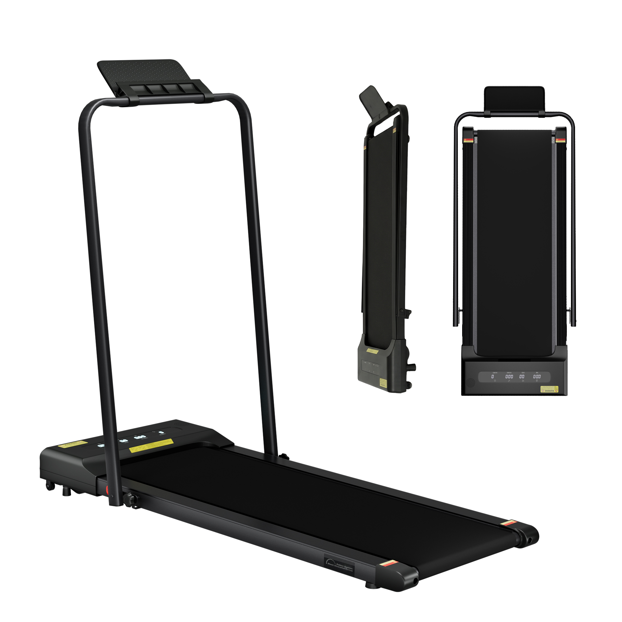 Everfit Treadmill Electric Walking Pad Under Desk Home Gym Fitness 380mm (Black)