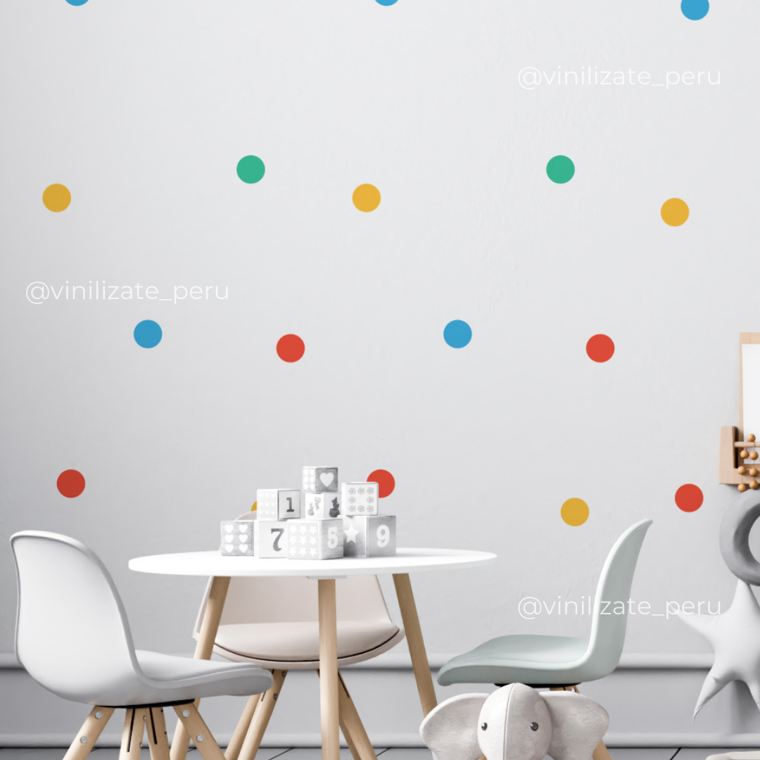 VINILOS DECORATIVOS VINILIZATE DOTS TWISTER