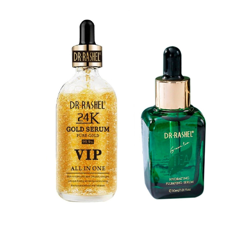 SERUM GOLD 99% + SERUM TE VERDE - DR RASHEL