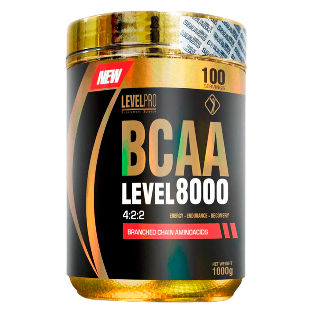 LEVEL PRO BCAA LEVEL 8000 1000GR ORANGE + SHAKER