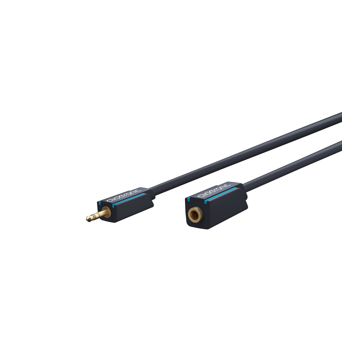 Clicktronic 3.5mm AUX Extension Cable 5m (Black)