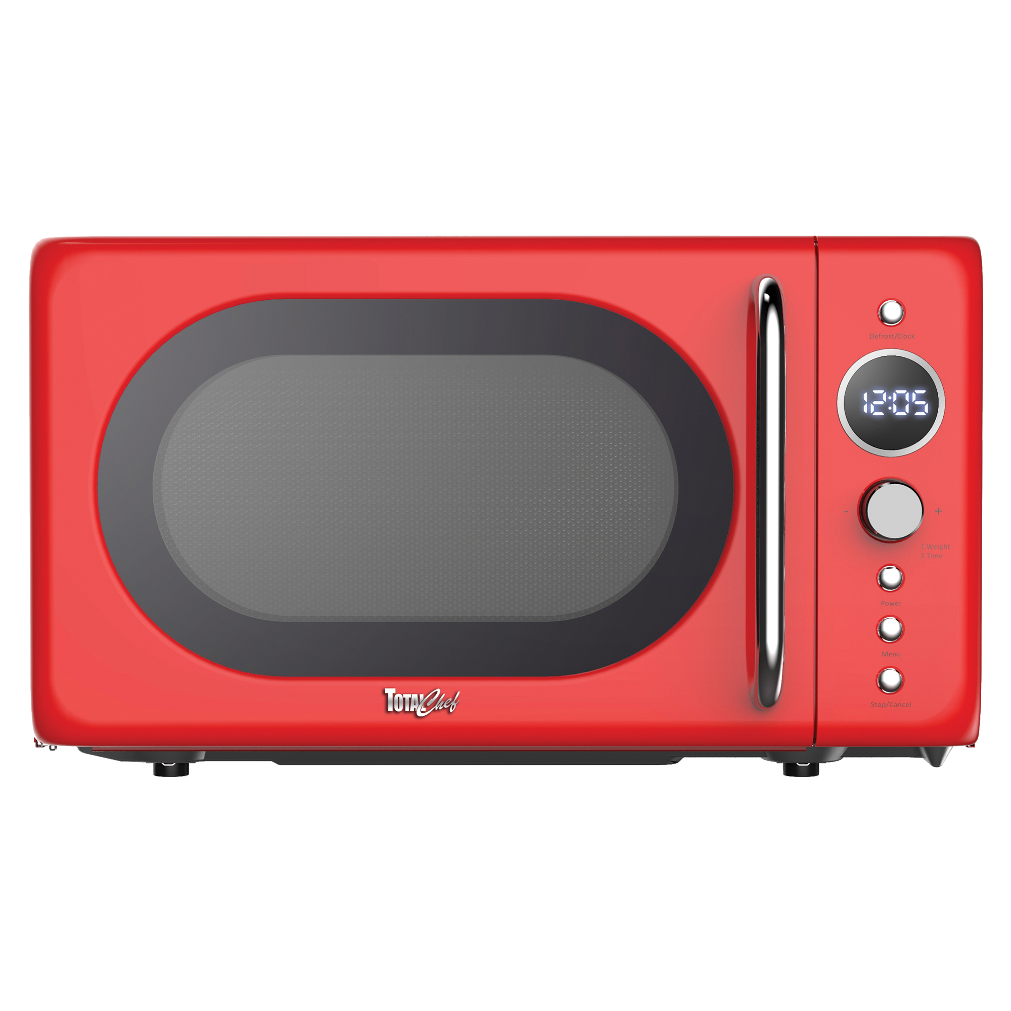 Total Chef Retro Microwave 20L Red