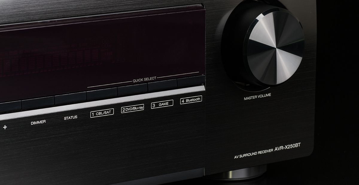 AMPLIFICADOR RECEPTOR AV DENON AVR-X250BT DE 5.1 CANALES CON BLUETOOTH