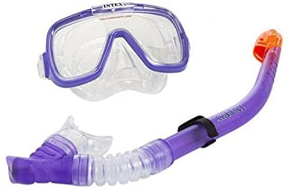 INTEX- SNORKEL - SET DE BUCEO MÁSCARA Y TUBO  8 AÑOS +