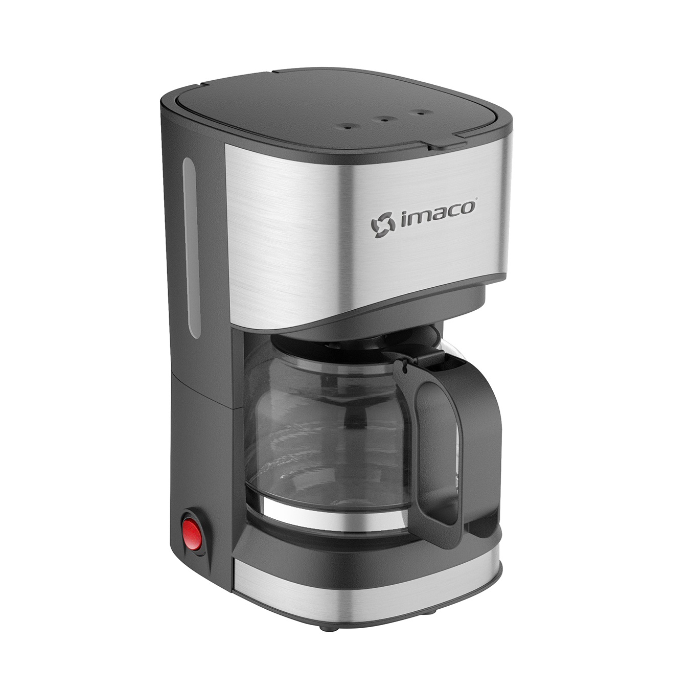 CAFETERA IMACO CM1240 CON SISTEMA ANTI-GOTEO -NEGRO/ACERO