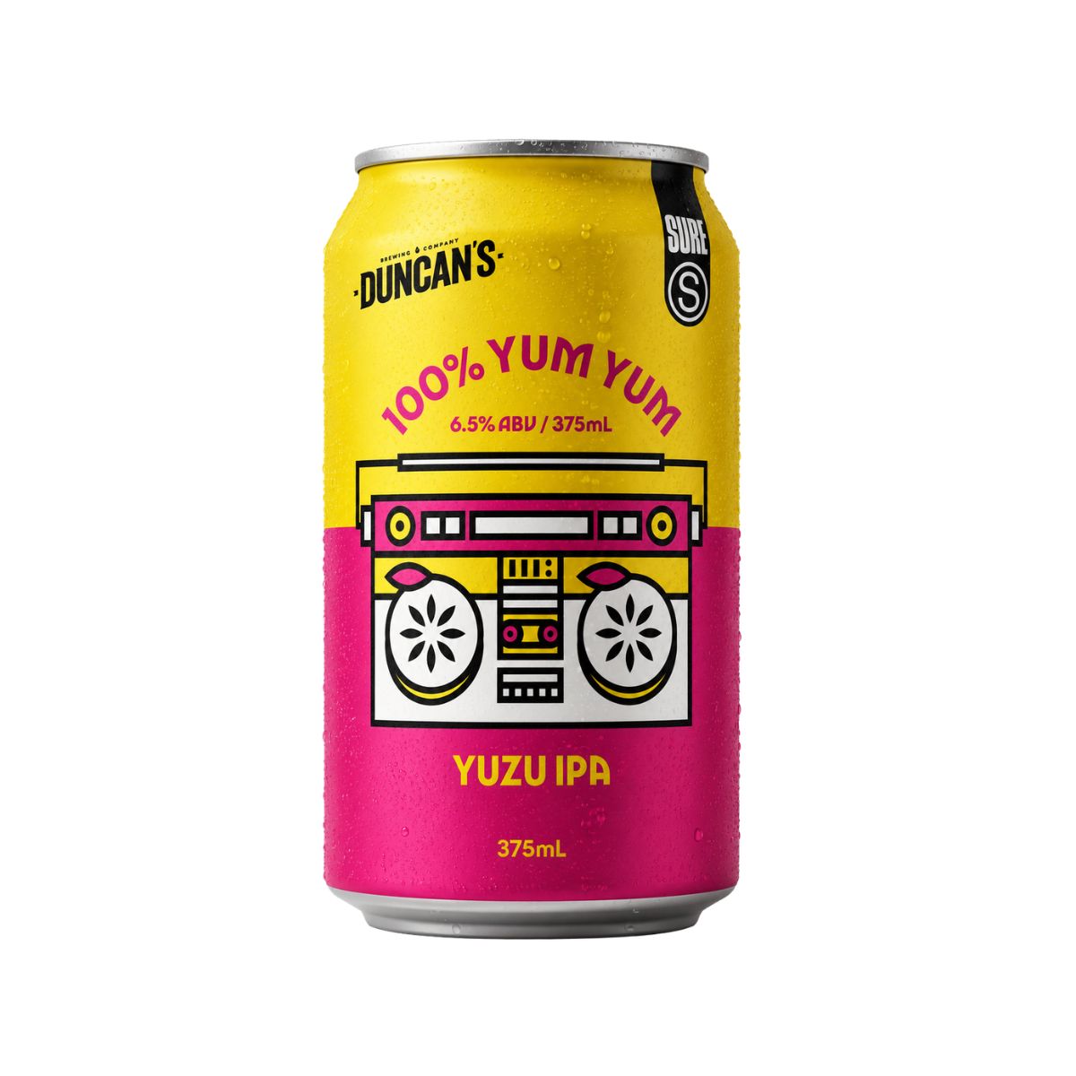 Sure Sure 100% Yum Yum Yuzu Wcipa 375ml