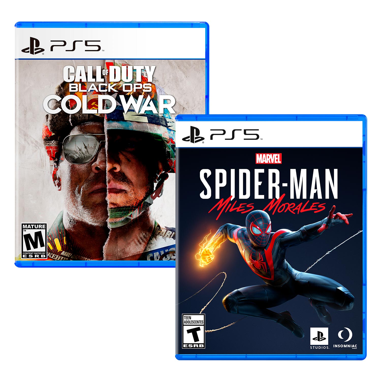 CALL OF DUTY BLACK OPS COLD WAR + SPIDERMAN MILES MORALES PLAYSTATION 5