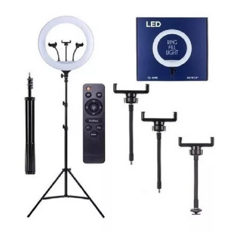 ARO ANILLO LUZ LED 46 CM FOTOGRAFÍA Y VIDEO + TRÍPODE + CONTROL